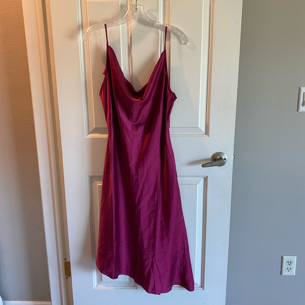 Pink Lily Satin dress